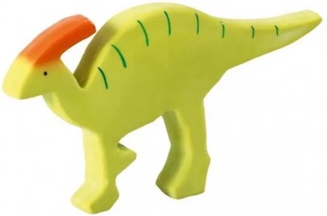 Natuurrubber Dino Parasaurolophus.