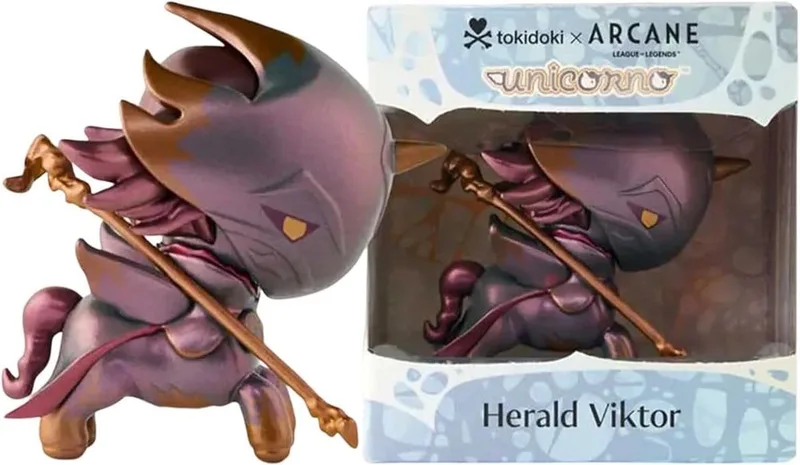 Unicorno x Arcane Window Box Figure Herald Viktor (Special Edition) 7 cm Mini-Figuur van Tokidoki in Meerkleurig – productfoto