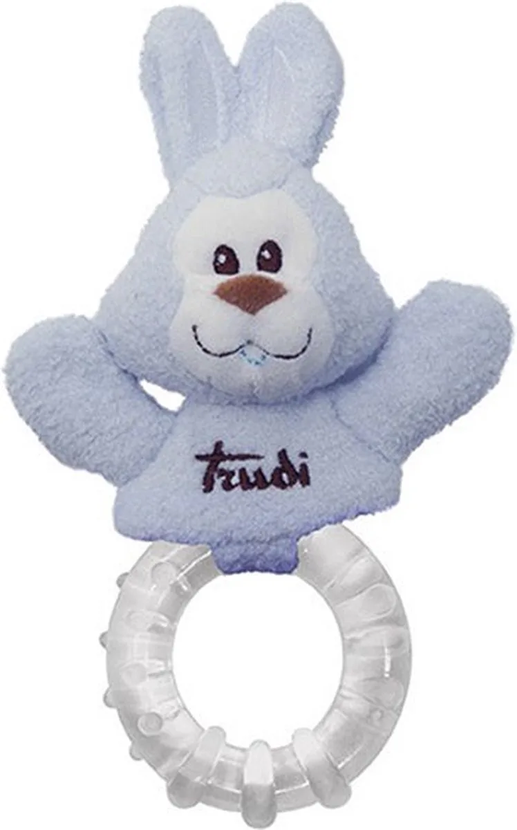 Bijtring Cremino Konijn 18 Cm by Trudi in Blue – product photo