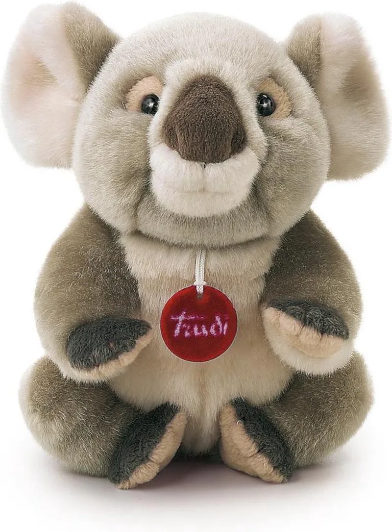 Classic Knuffel Koala Jamin 22 cm - Handgemaakt in Italie - Zacht pluche - Knuffeldier voor jongens en meisjes - Grijs Wit - 13x15x22 cm maat S by Trudi in Koala Grijs – product photo