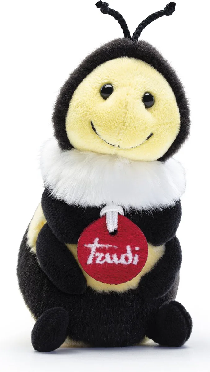 Knuffel Bij - Handgemaakt in Italie - Zachte Pluche Knuffel voor jongens en meisjes - Geel Zwart - 11x15x11 cm by Trudi in Multicolour – product photo