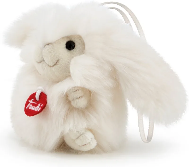 Knuffel Charm 10 Cm Wit Maat Xxs de Trudi en Konijn – photo produit