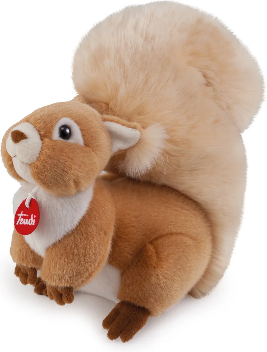 Knuffel Eekhoorn 33 Cm Wit van Trudi in Bruin – productfoto