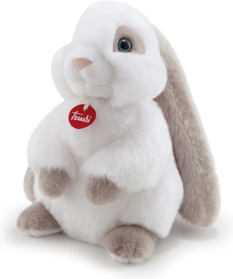 Knuffelkonijn Clemente 27 Cm de Trudi en Blanc – photo produit