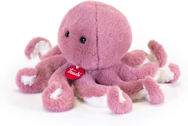 Sealife Knuffel Octopus 24 cm - Handgemaakt in Italie - Zacht pluche - Knuffeldier voor jongens en meisjes - Paars - 11x24x11 cm maat S by Trudi in Octopus Paars – product photo