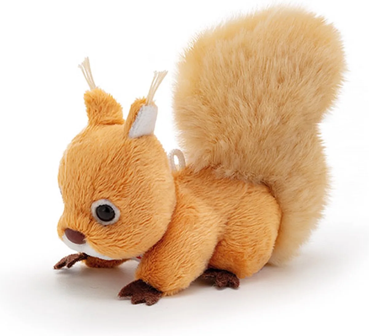 Sweet Collection Knuffel Eekhoorn 11 cm - Handgemaakt in Italie - Zacht pluche - Knuffeldier voor jongens en meisjes - Beige - 8x8x11 cm maat XXS de Trudi en Eekhoorn Bruin – photo produit