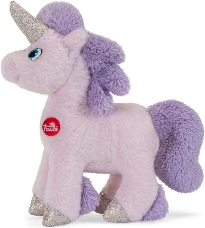 Sweet Collection Knuffel Eenhoorn 10 cm - Handgemaakt in Italië - Pluche knuffel - Knuffeldier voor jongens en meisjes - Roze - 10x10x4 cm maat XXS by Trudi in Unicorn Roze – product photo