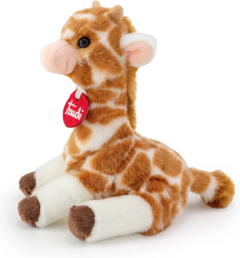 Trudini Knuffel 19 cm - Hoge kwaliteit pluche knuffel - Knuffeldier voor jongens en meisjes - Bruin Wit - 13x19x13 cm maat XS von Trudi in Giraf – Produktfoto