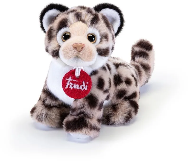 Trudino Knuffel Luipaard Deluxe 13 cm - Handgemaakt in Italië - Pluche knuffel - Knuffeldier voor jongens en meisjes - Beige/Bruin - 9x14x13 cm maat XS van Trudi in Luipaard Meerkleurig – productfoto