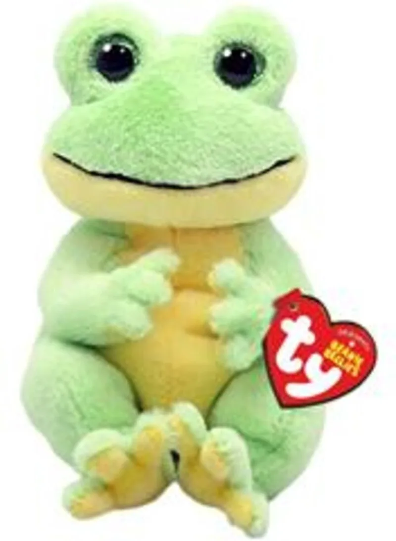 Beanie Babies Bellies Snapper Frog 15 cm by Ty in Green – product photo