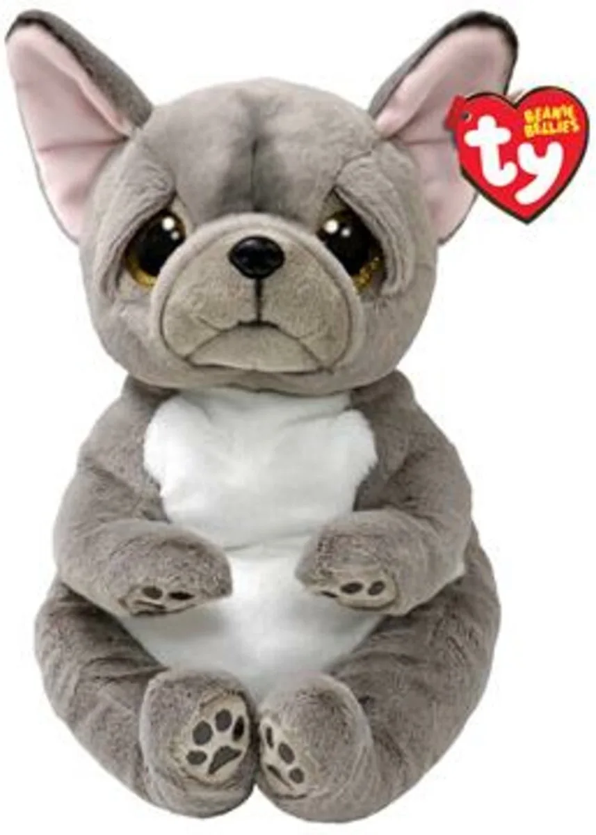 Beanie Babies Bellies Wilfred Dog Medium van Ty in Grijs – productfoto