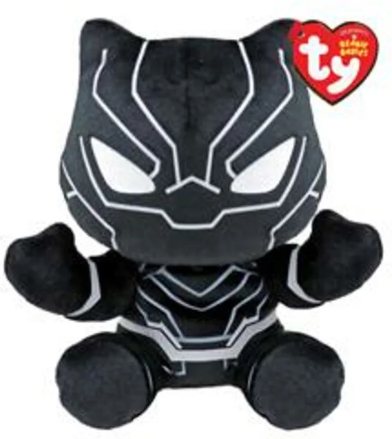 Beanie Babies Marvel Black Panther Soft 15 cm van Ty in Meerkleurig – productfoto