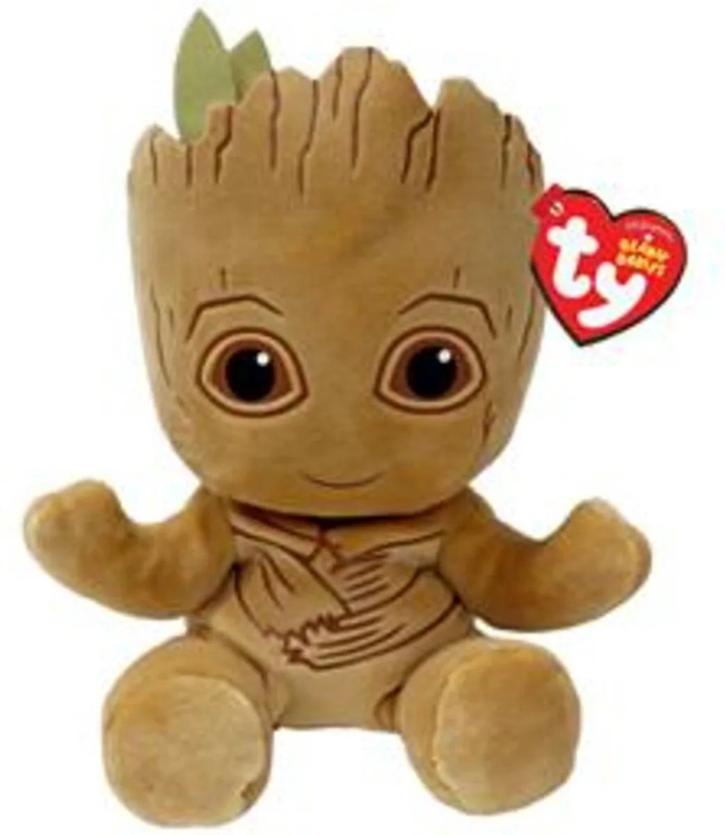 Beanie Babies Marvel Groot Soft 15 cm van Ty in Meerkleurig – productfoto