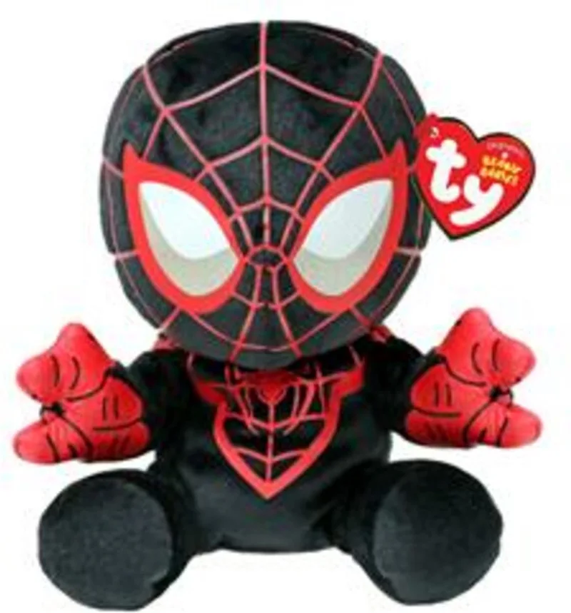 Beanie Babies Marvel Miles Morales Soft 15 cm by Ty in Black, Red – product photo