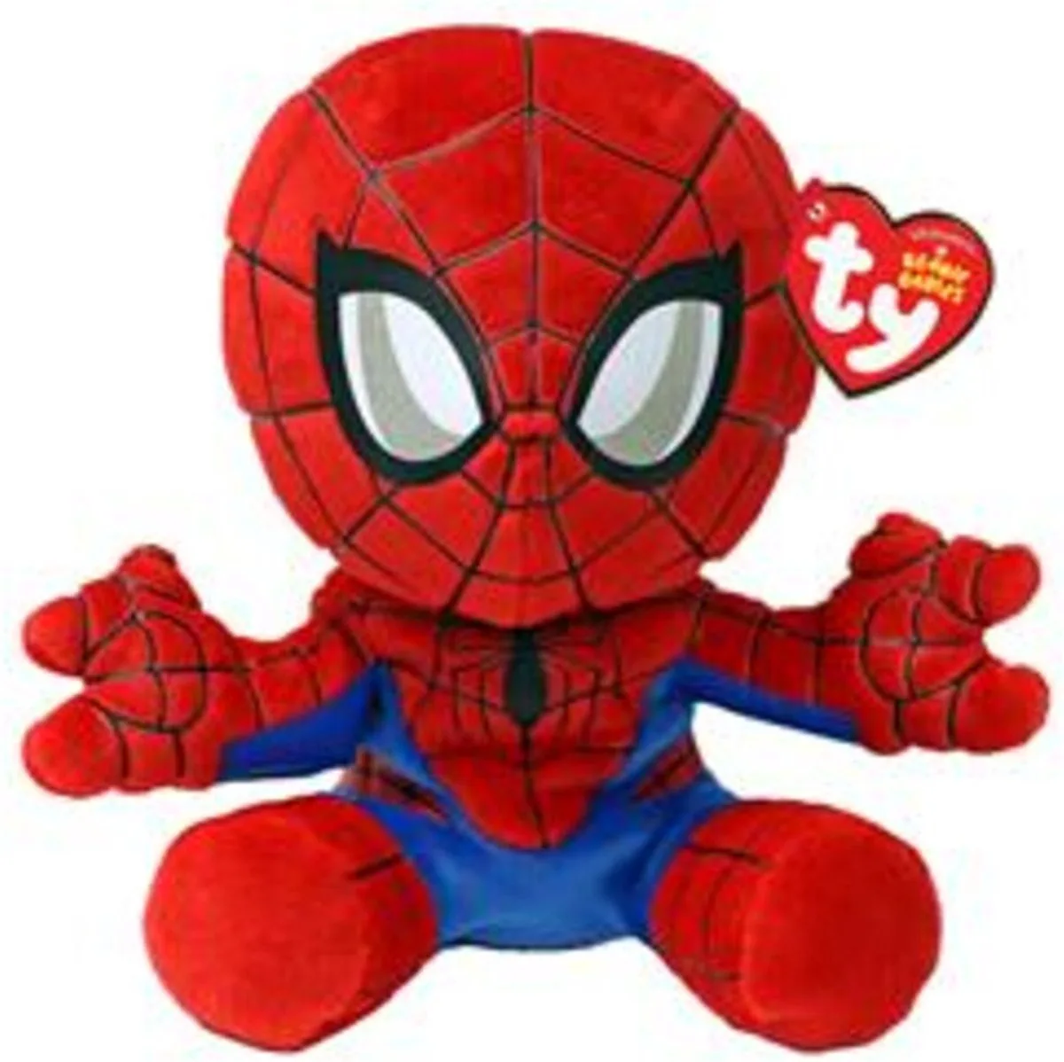 Beanie Babies Marvel Spiderman Soft 15 cm van Ty in Multikleur – Print – productfoto