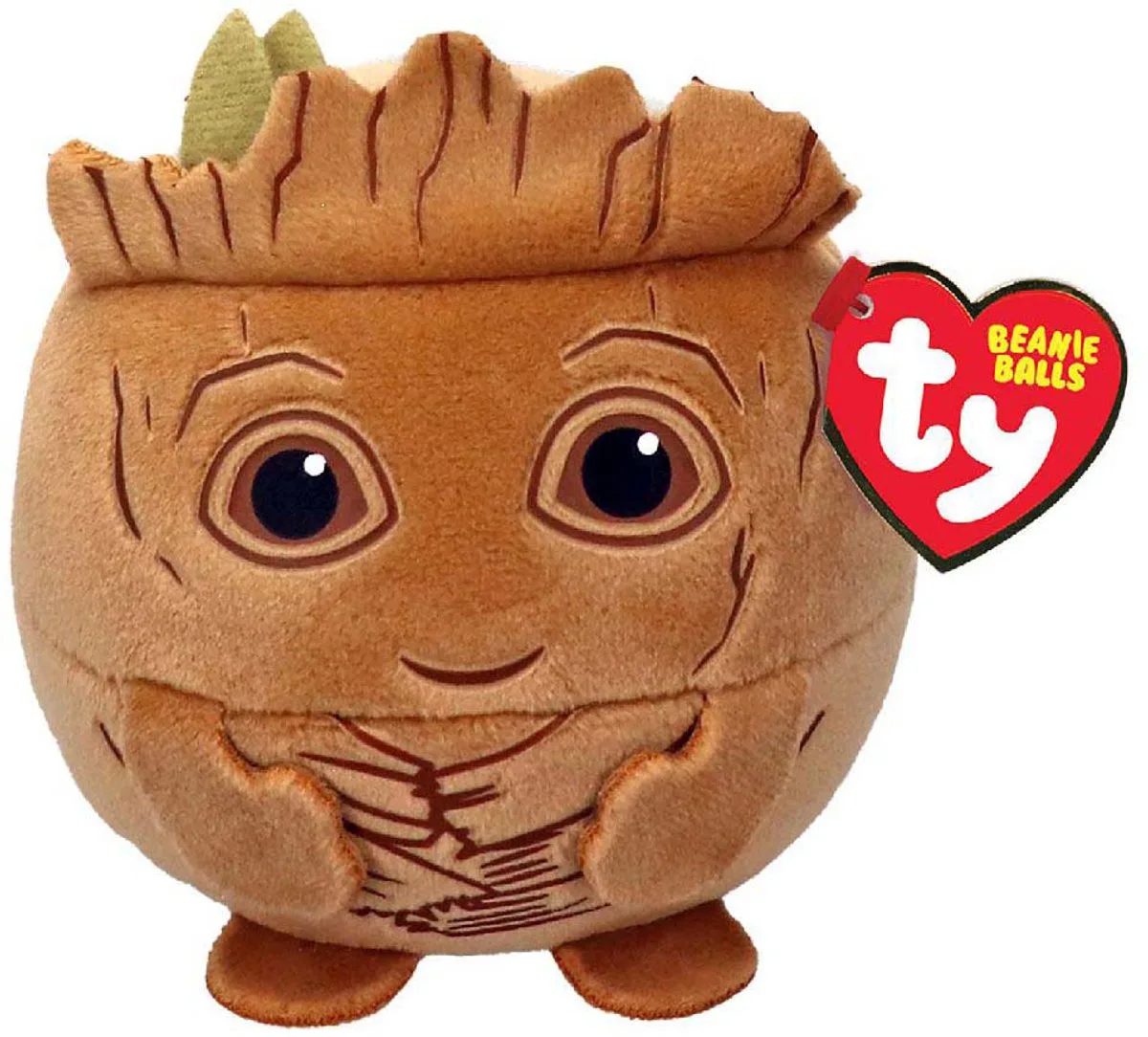 Beanie Balls Marvel Knuffel Groot 10 cm de Ty en Multicolore – photo produit