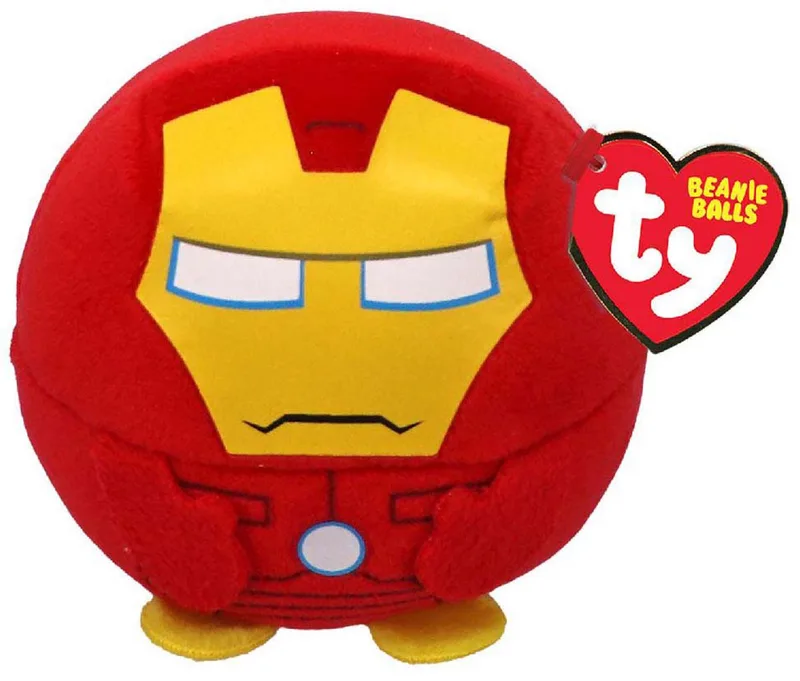 Beanie Balls Marvel Knuffel Iron Man 10 cm by Ty in Multicolour – product photo