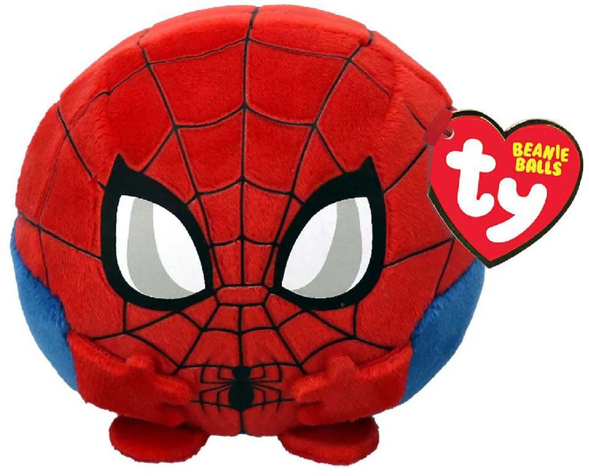 Beanie Balls Marvel Knuffel Spiderman 10 cm de Ty en Multicolore – photo produit