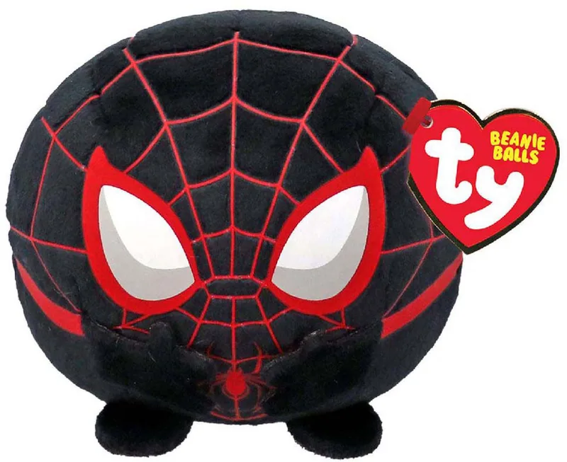 Beanie Balls Marvel Knuffel Spiderman Morales 10 cm von Ty in Mehrfarbig – Produktfoto
