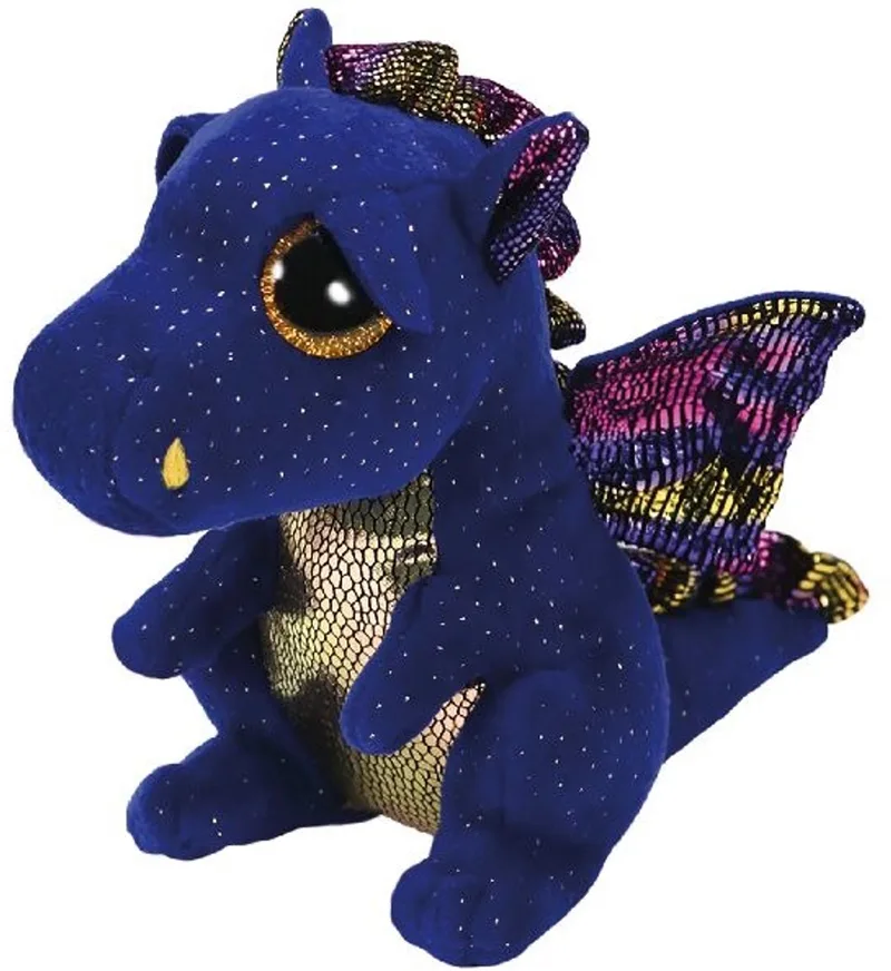 Beanie Boo Saffire draak 15cm van Ty in Blauw – productfoto