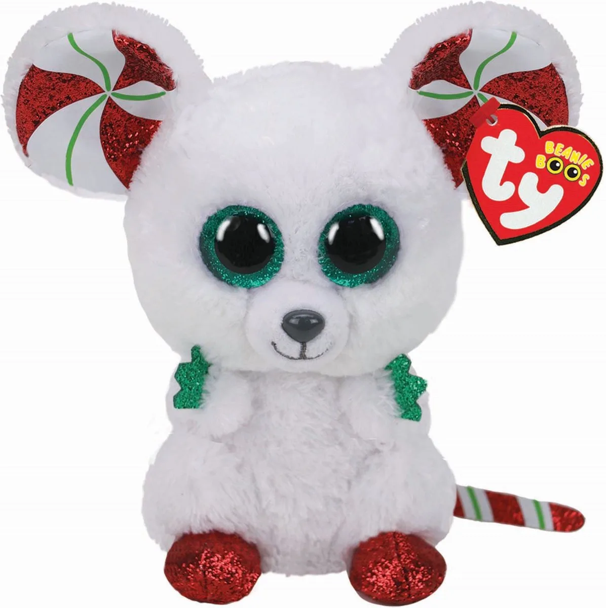 Christmas Mouse Chimney 15cm de Ty en Multicolore – photo produit