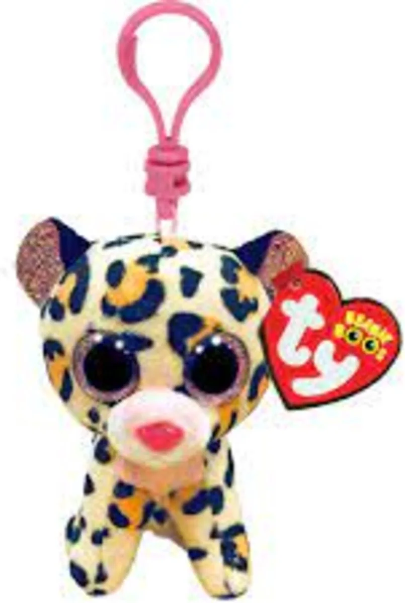Clip Livvie Leopard 7 cm de Ty en Multicolore – photo produit