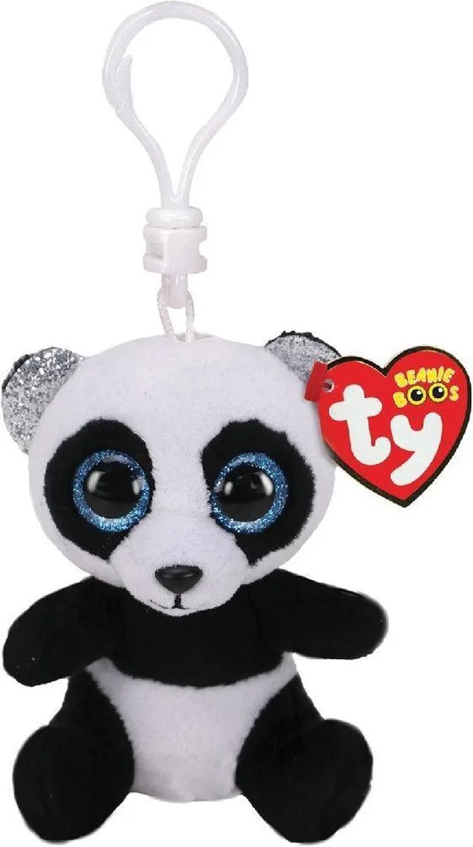 Clip Pandaknuffel Bamboo 7 Cm by Ty in Blue – product photo