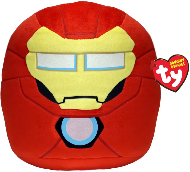 Iron Man Squish a Boo 20 cm de Ty en Multicolore – photo produit