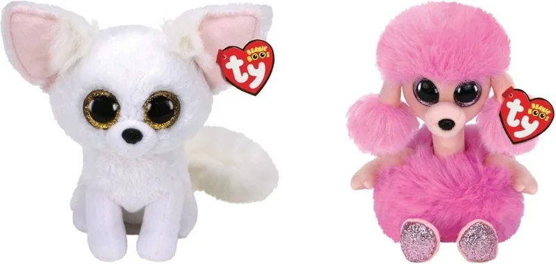 Knuffel - Beanie Boo's - Phoenix Fox & Camilla Poodle by Ty in Multicolour – product photo