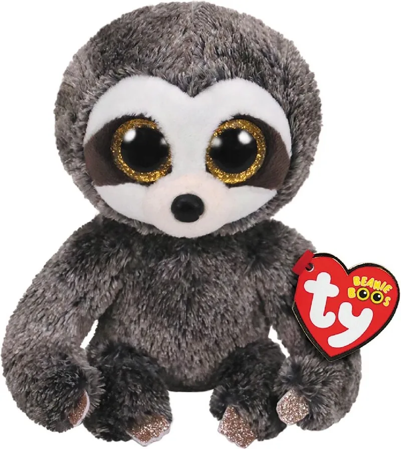 Knuffel - Beanie Boos - Dangler Sloth - 15cm by Ty in Grey – product photo