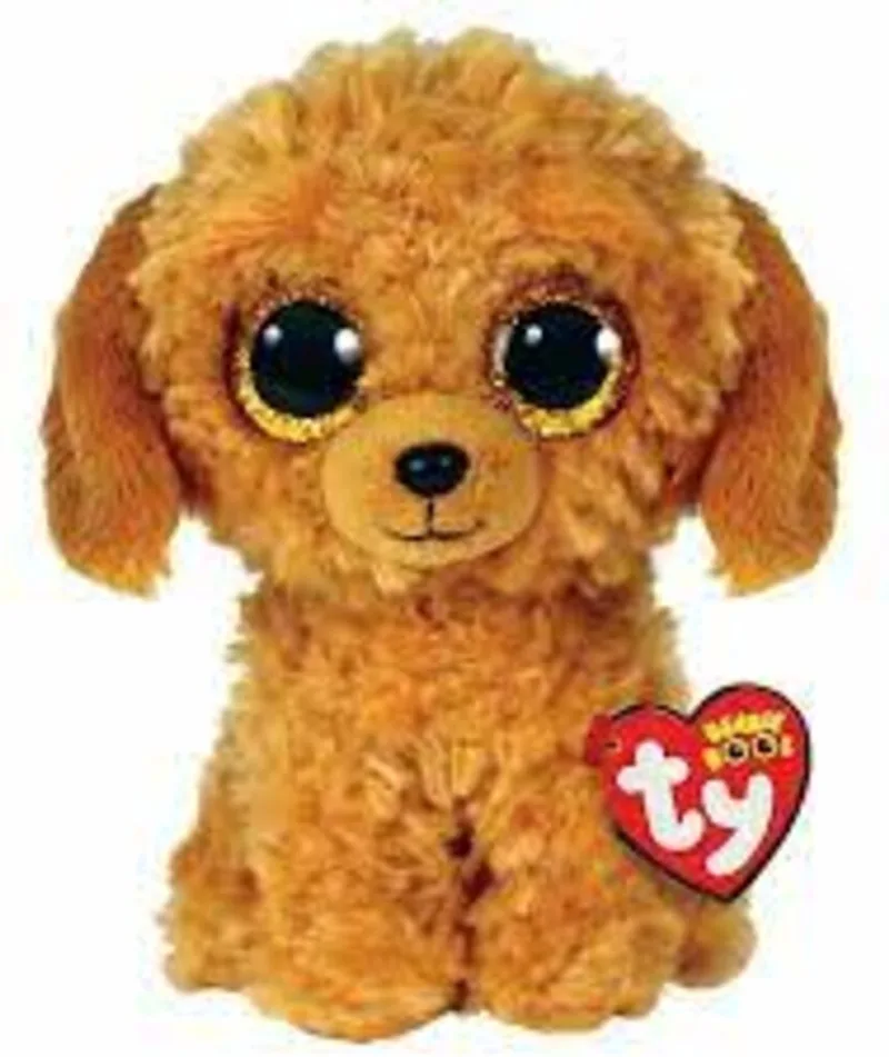 Knuffel - Beanie Boos - Golden Doodle Dog - 15cm by Ty in Brown – product photo