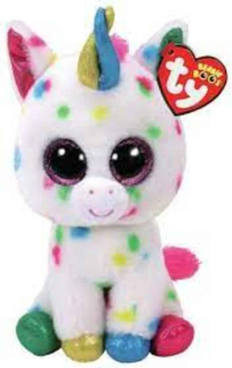 Knuffel - Beanie Boos - Harmonie Unicorn - 15cm by Ty in Multicolour – product photo
