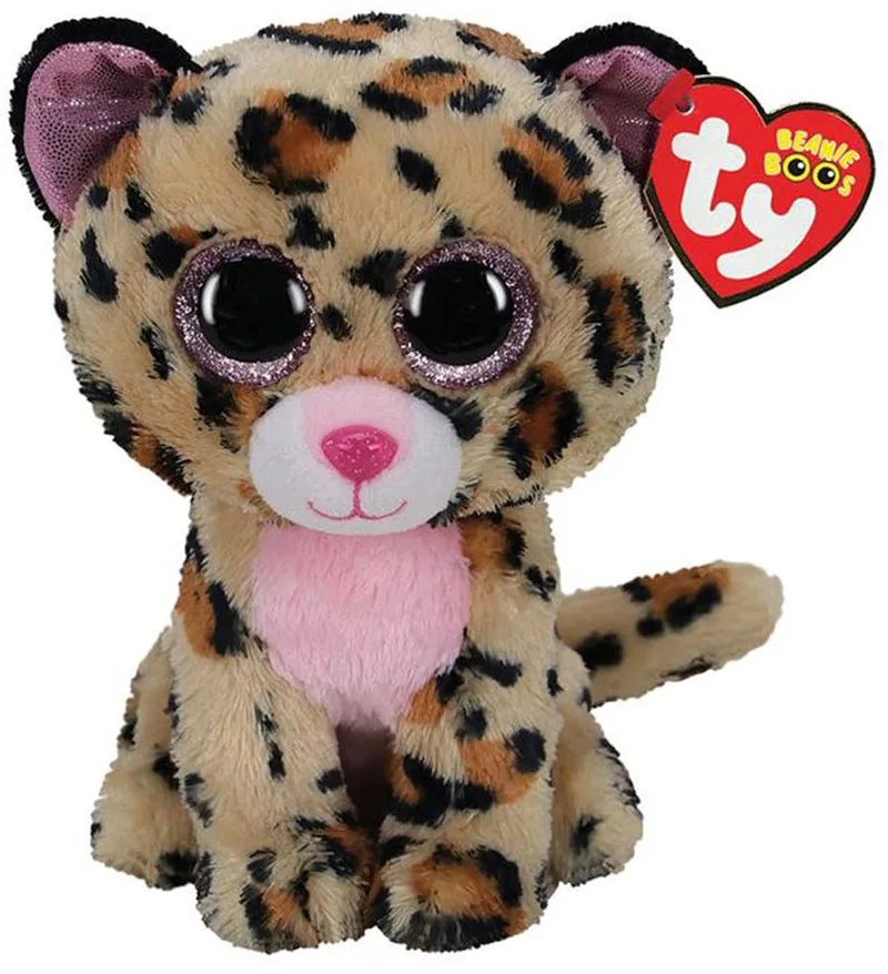 Knuffel - Beanie Boos - Livvie Leopard - 15cm by Ty in Multicolour – product photo