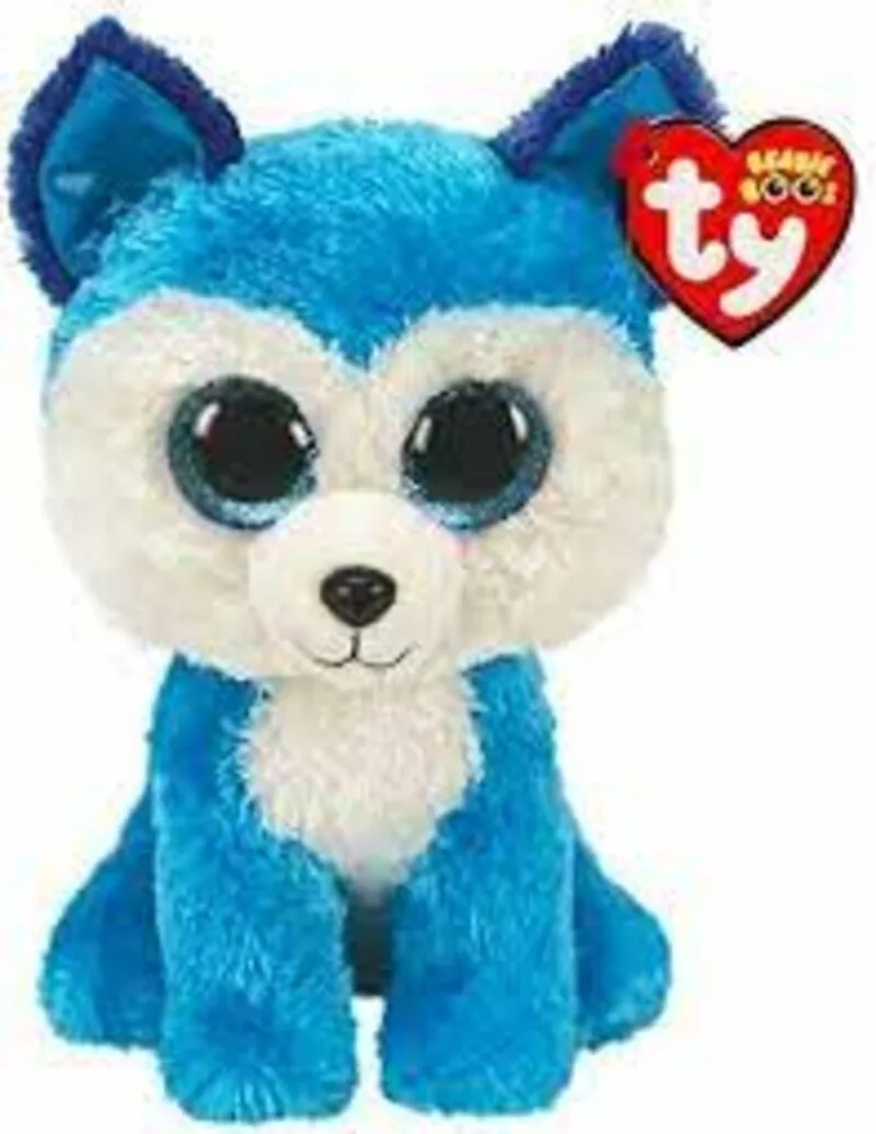 Knuffel - Beanie Boos - Prince Husky - 15cm by Ty in Blue – product photo