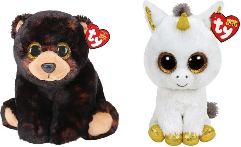 Knuffel - Beanie Buddy - Kodi Bear & Pegasus Unicorn by Ty in Multicolour – product photo