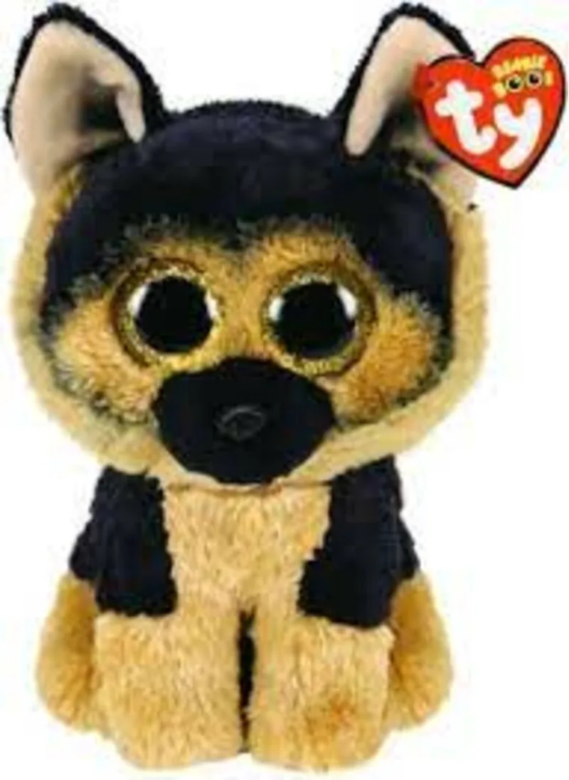 Knuffel - Beanie Buddy - Spirit German Shepherd - 24cm von Ty in Schwarz, Braun, Weiß – Produktfoto