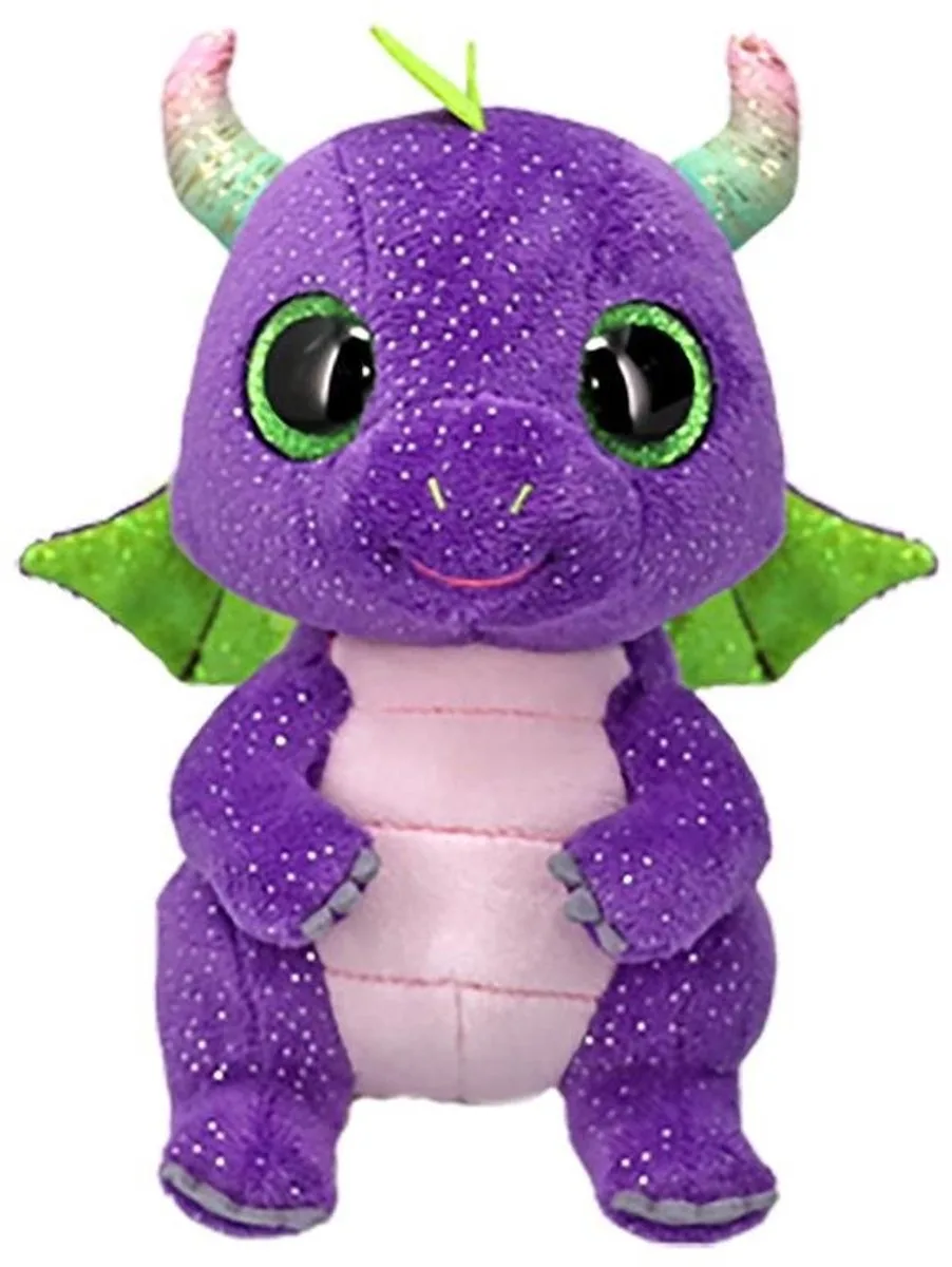 Knuffel Draak Daphne 15 cm de Ty en Paars – Lila – photo produit