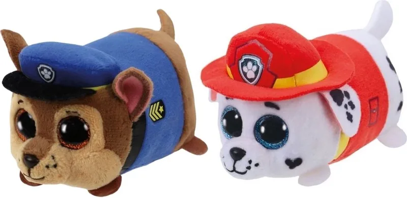 Knuffel - Teeny Paw Patrol - Chase & Marshal by Ty in Multicolour – product photo