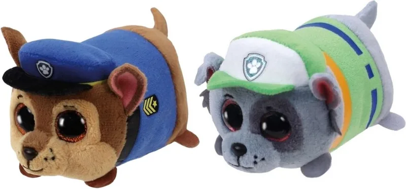 Knuffel - Teeny Paw Patrol - Chase & Rocky by Ty in Multicolour – product photo