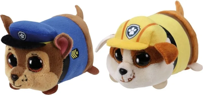 Knuffel - Teeny Paw Patrol - Chase & Rubble by Ty in Multicolour – product photo