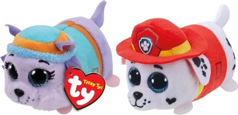 Knuffel - Teeny Paw Patrol - Everest & Marshal by Ty in Multicolour – product photo