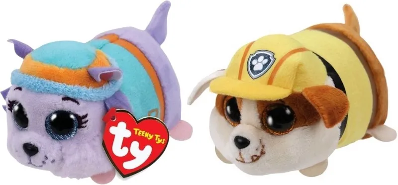 Knuffel - Teeny Paw Patrol - Everest & Rubble by Ty in Multicolour – product photo