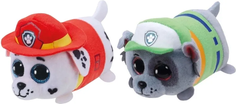 Knuffel - Teeny Paw Patrol - Marshal & Rocky by Ty in Multicolour – product photo