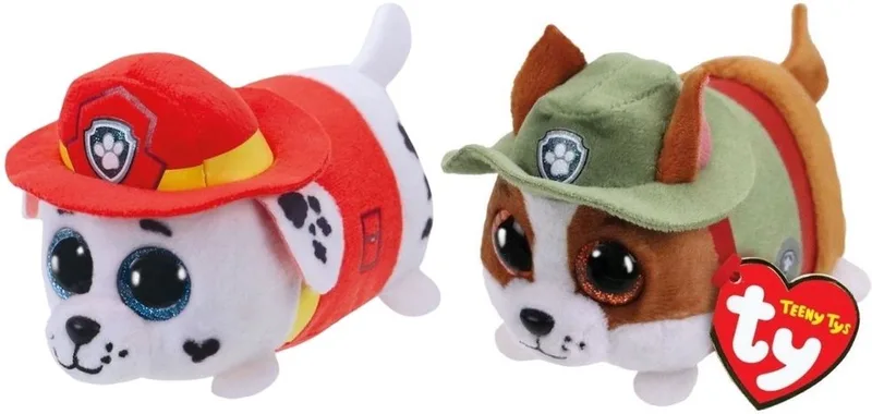 Knuffel - Teeny Paw Patrol - Marshal & Tracker by Ty in Multicolour – product photo
