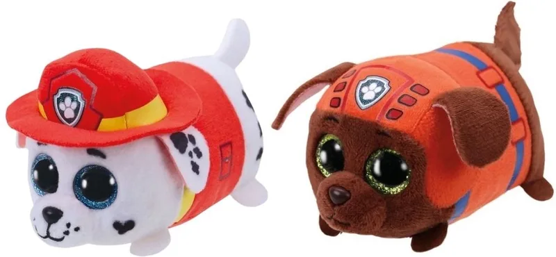 Knuffel - Teeny Paw Patrol - Marshal & Zuma by Ty in Multicolour – product photo