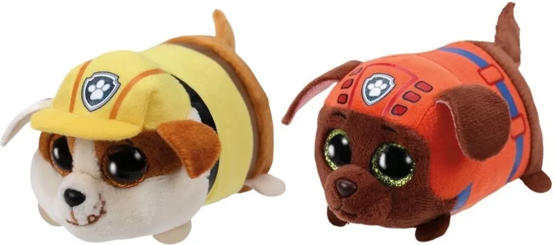 Knuffel - Teeny Paw Patrol - Rubble & Zuma by Ty in Multicolour – product photo