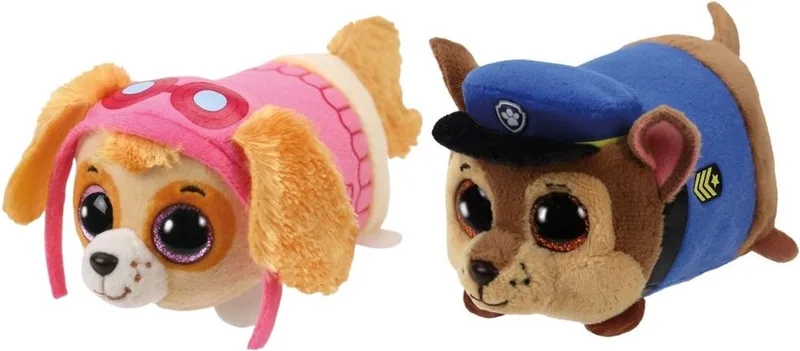 Knuffel - Teeny Paw Patrol - Sky & Chase by Ty in Multicolour – product photo