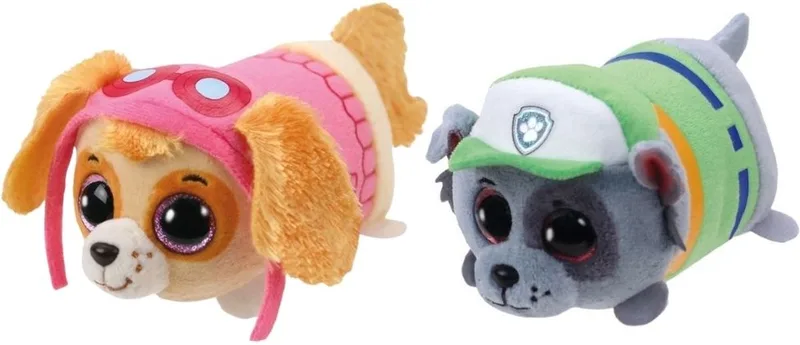 Knuffel - Teeny Paw Patrol - Sky & Rocky von Ty in Mehrfarbig – Produktfoto