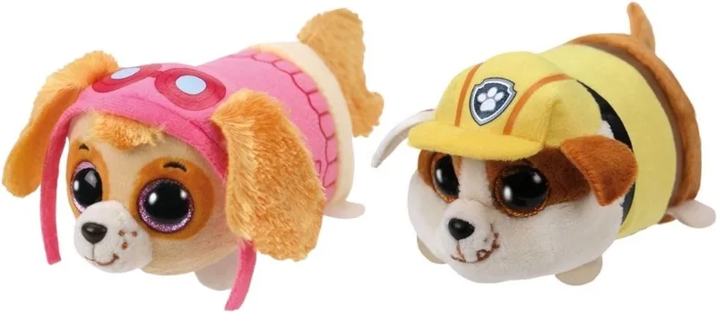 Knuffel - Teeny Paw Patrol - Sky & Rubble by Ty in Multicolour – product photo