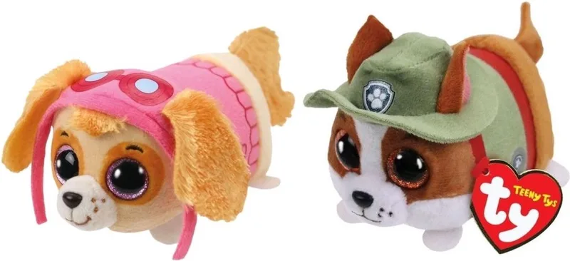 Knuffel - Teeny Paw Patrol - Sky & Tracker by Ty in Multicolour – product photo